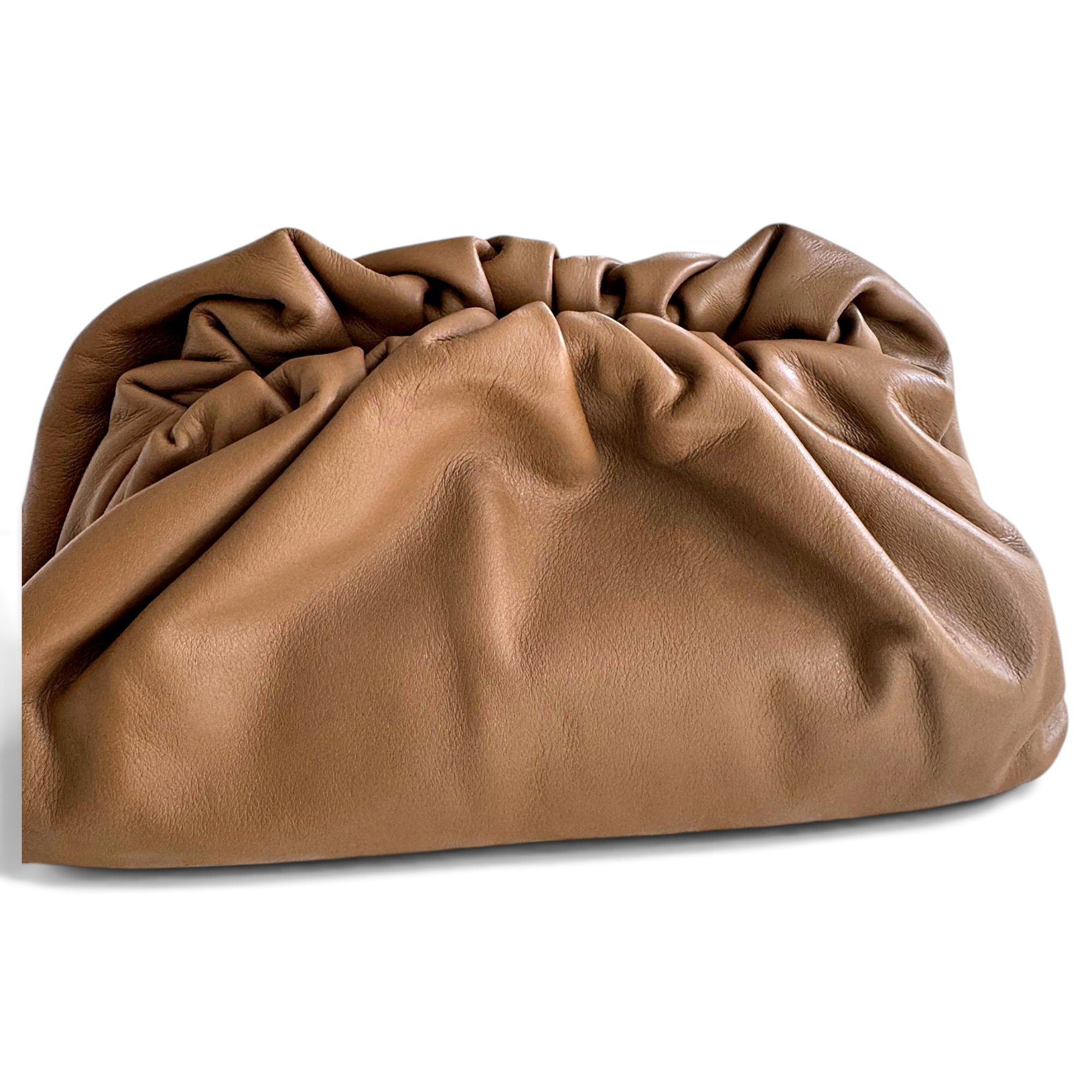 Brown Bottega Veneta Pouch leather clutch bag