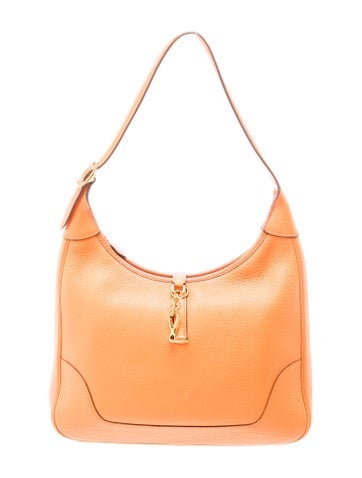 Hermes Trim II 31 in orange Clemence leather