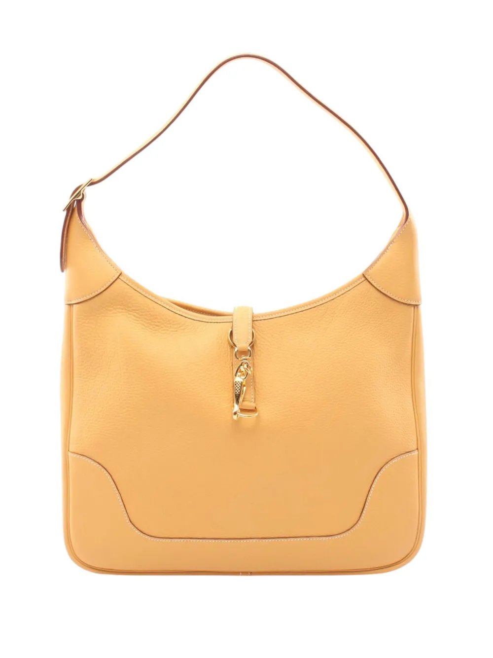 Hermes Trim II 35 in tan Clemence leather