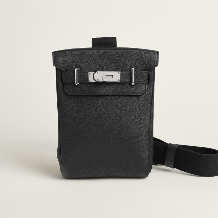 Black Hermès HAC à Dos PM backpack