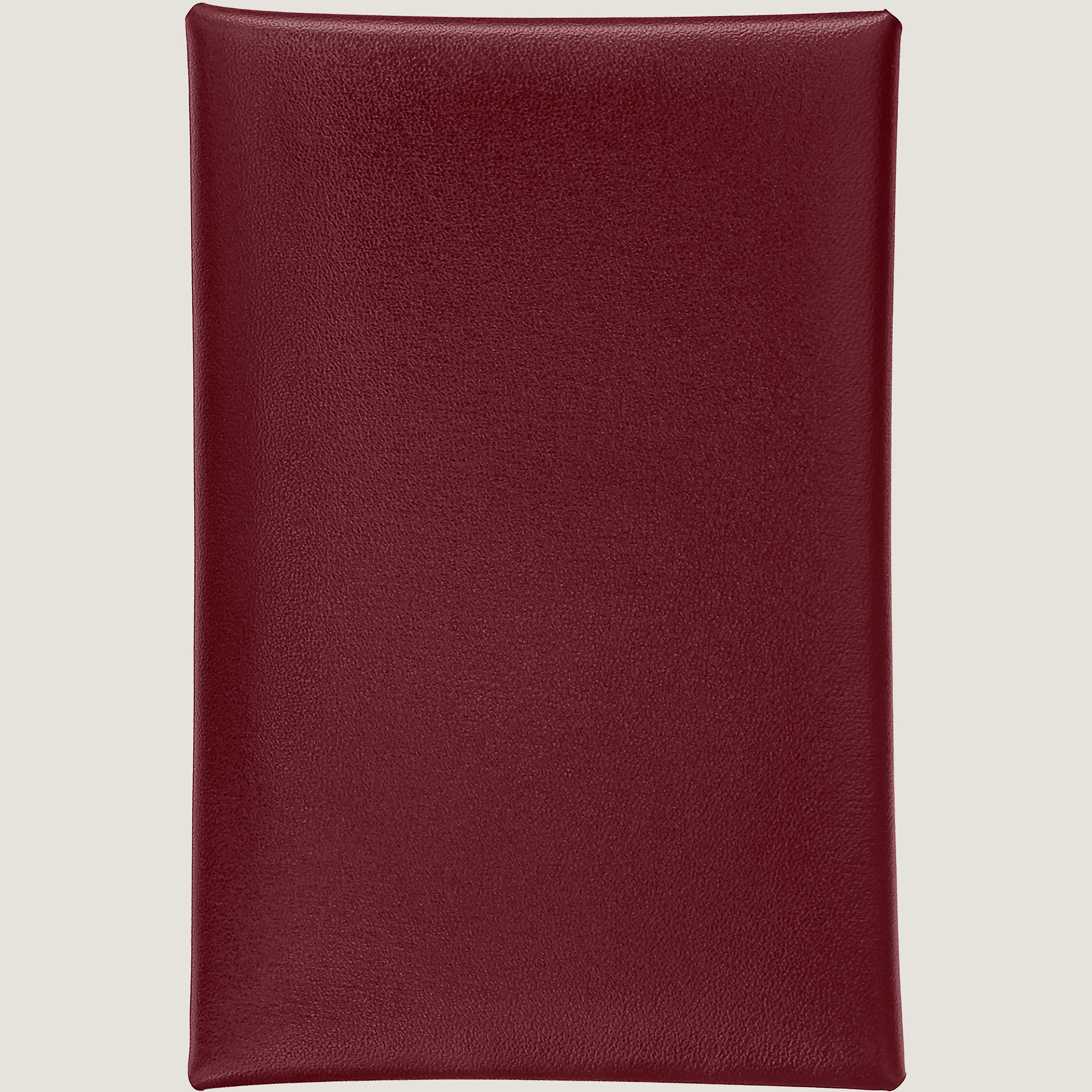 Hermès Calvi card holder calfskin Rouge H