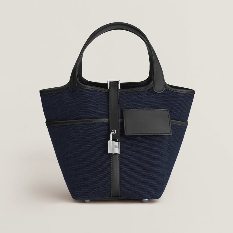 Hermès Picotin 18 in Bleu Marine/Noir