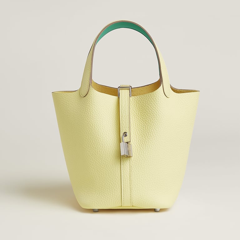Hermès Picotin 18 in Jaune Milton/Vert Vertigo