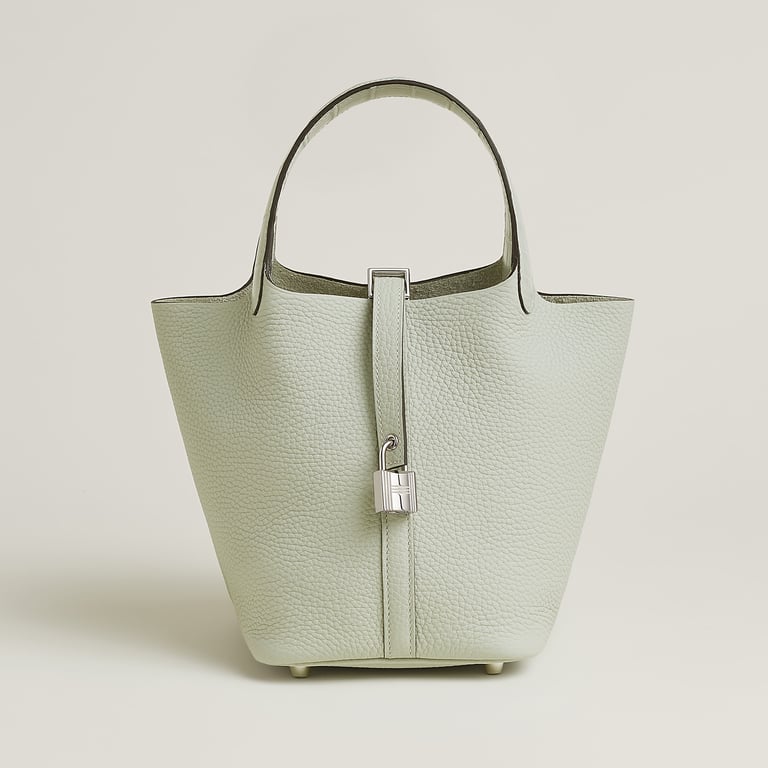 Hermès Picotin 18 in Gris Névé/Gris Névé