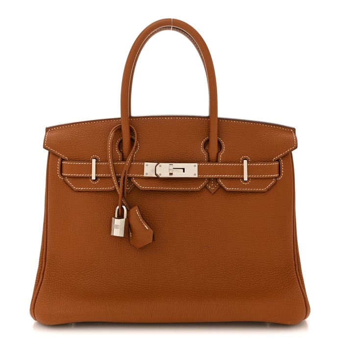 Hermès Birkin in Gold Togo leather