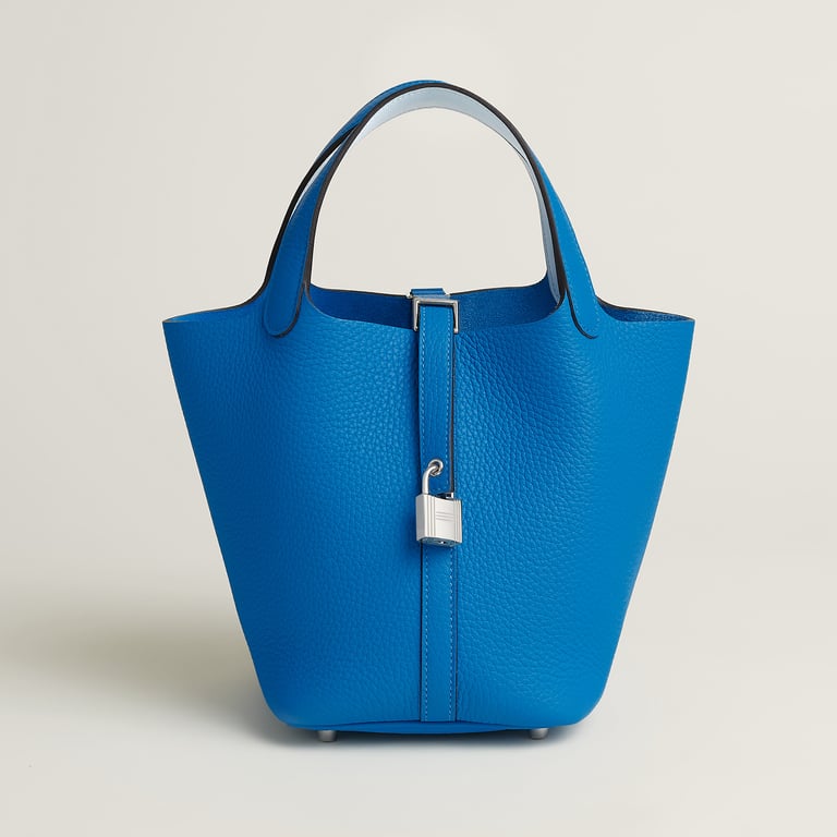 Hermès Picotin 18 in Bleu Hydra/Bleu Brume
