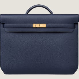 Hermès Kelly Dépêches 36 briefcase in Bleu Nuit Epsom leather