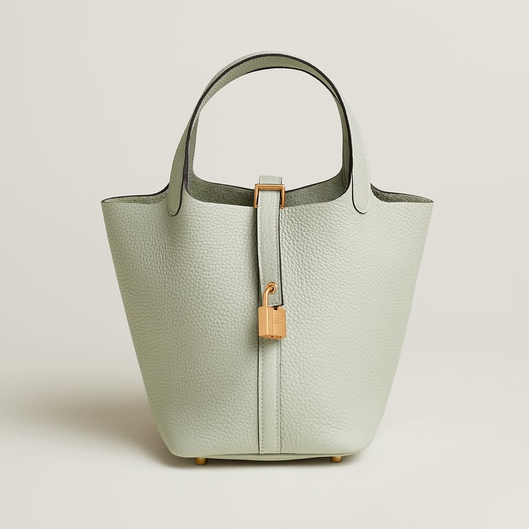 Hermès Picotin 18 in Gris Névé