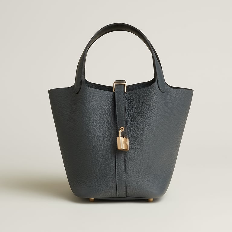 Hermès Picotin 18 in Gris Misty/Noir