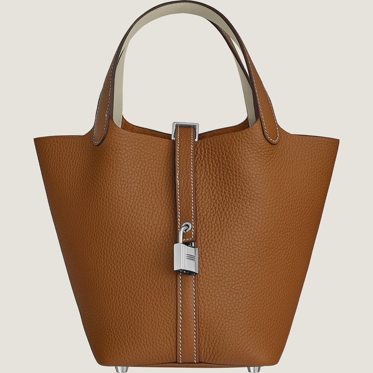 Hermès Picotin 18 in Gold/Nata