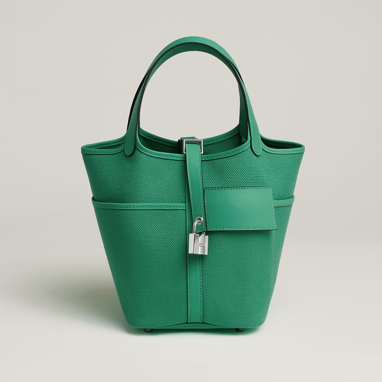Hermès Picotin 18 in Vert Vertigo/Vert Vertigo