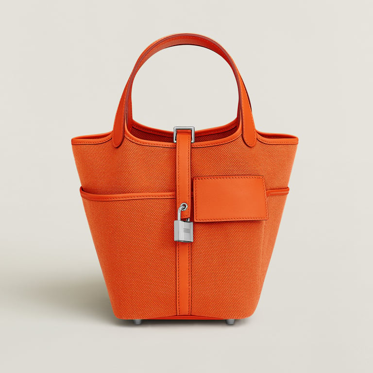 Hermès Picotin 18 in Orange/Orange Minium