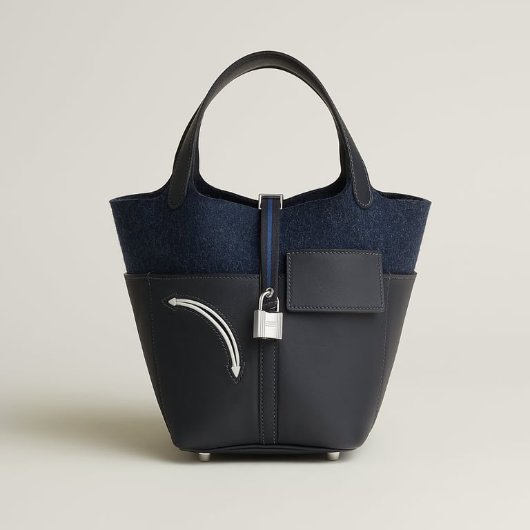 Hermès Picotin 18 in Caban/Bleu Nuit/Caban/Bleu de France/New White