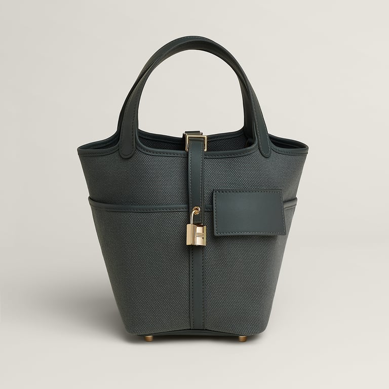 Hermès Picotin 18 in Vert Mangrove/Vert Mangrove