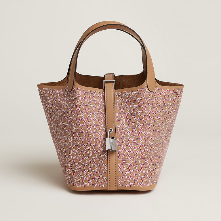 Hermès Picotin 18 in Chaï/Rose/Blanc/Chaï