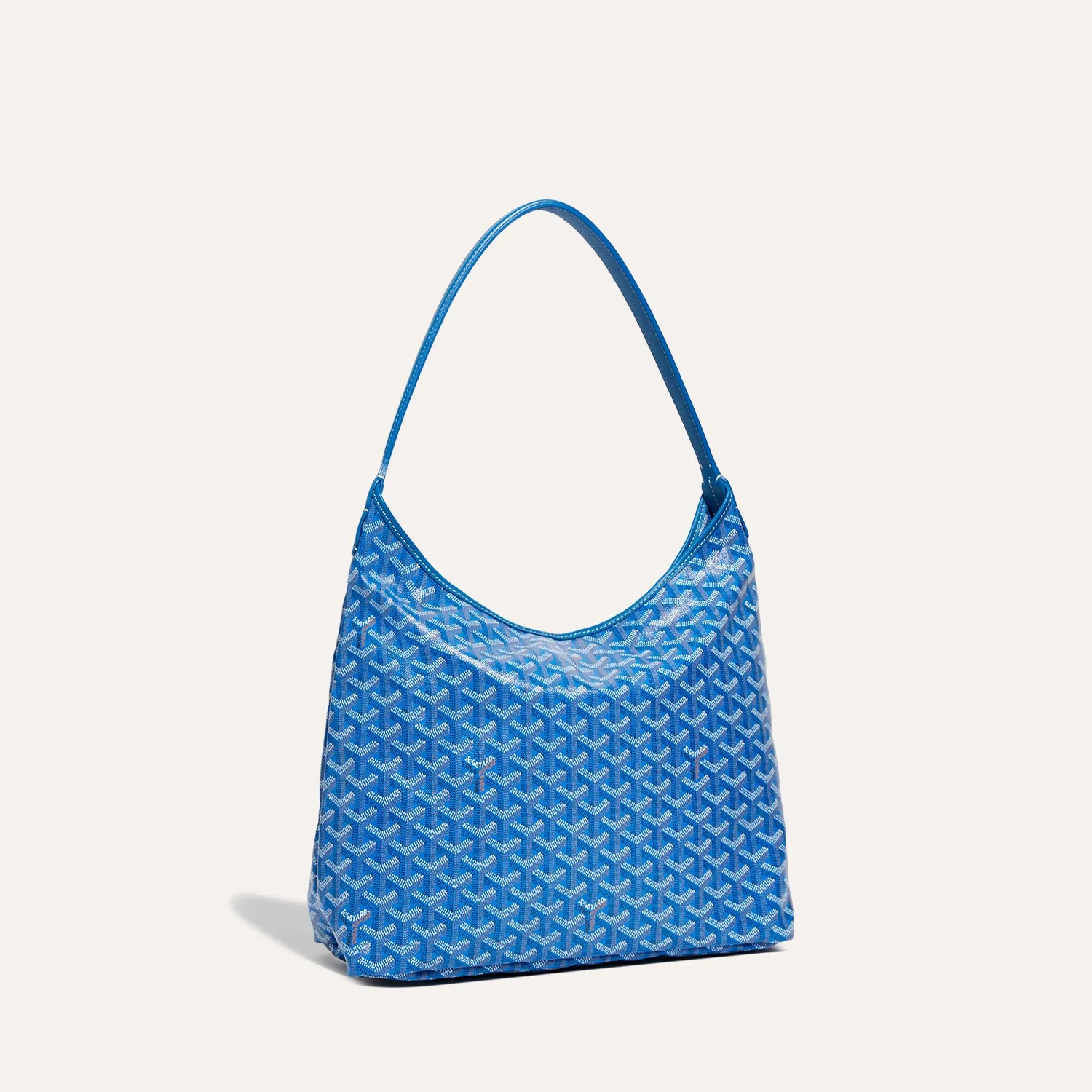 Bohème PM in Sky Blue with matching blue leather trim.