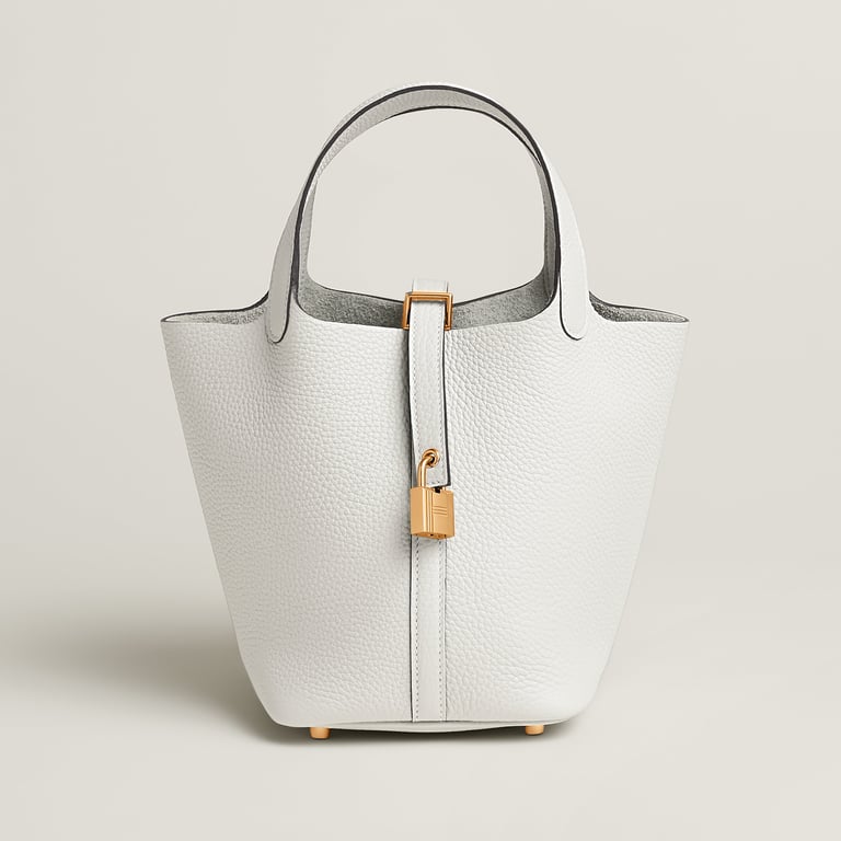 Hermès Picotin 18 in New White
