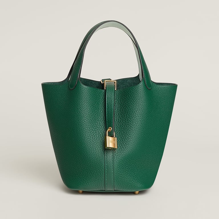 Hermès Picotin 18 in Vert Moyen/Vert Peppermint