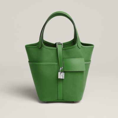 Hermès Picotin 18 in Vert Yucca/Vert Yucca