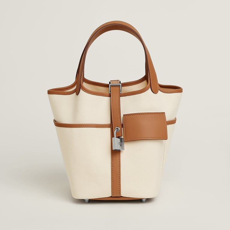 Hermès Picotin 18 in Écru/Gold