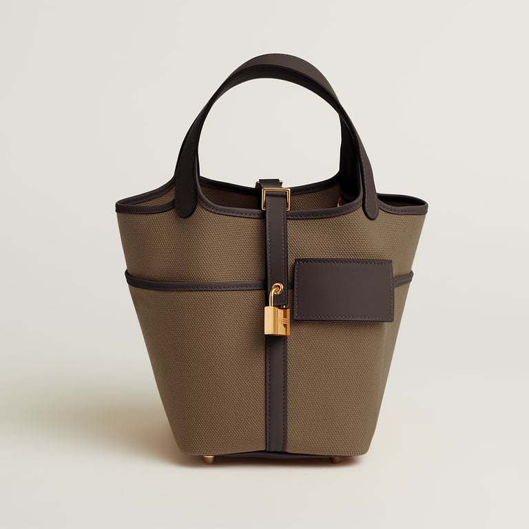 Hermès Picotin 18 in Mousse/Bai/Brun