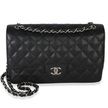 Leather Double Flap Bag Jumbo