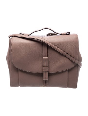 Leather Top Handle Bag w/ Tags