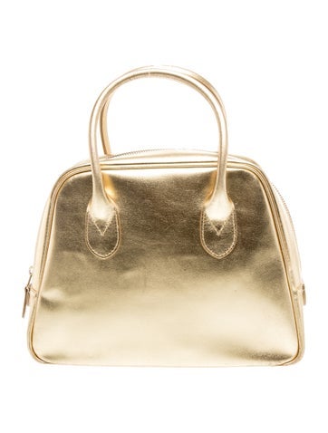 Leather Top Handle Bag