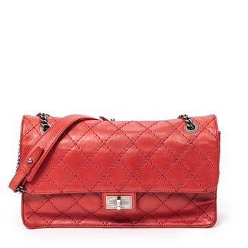 Leather CC Mademoiselle Embossed Ultimate Stitch Flap
