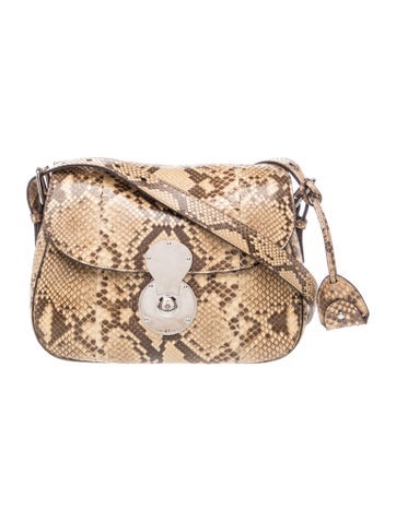 Snakeskin Shoulder Bag