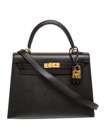 Epsom Kelly II Sellier 25 w/Strap
