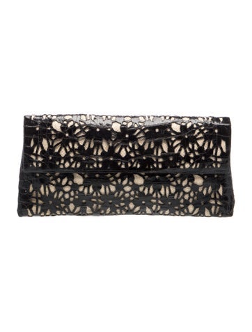 Nancy Gonzalez Leather Clutch