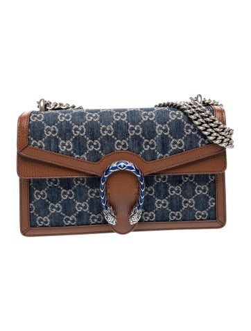 GG Denim Dionysus Small