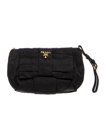 Tessuto Nylon Clutch