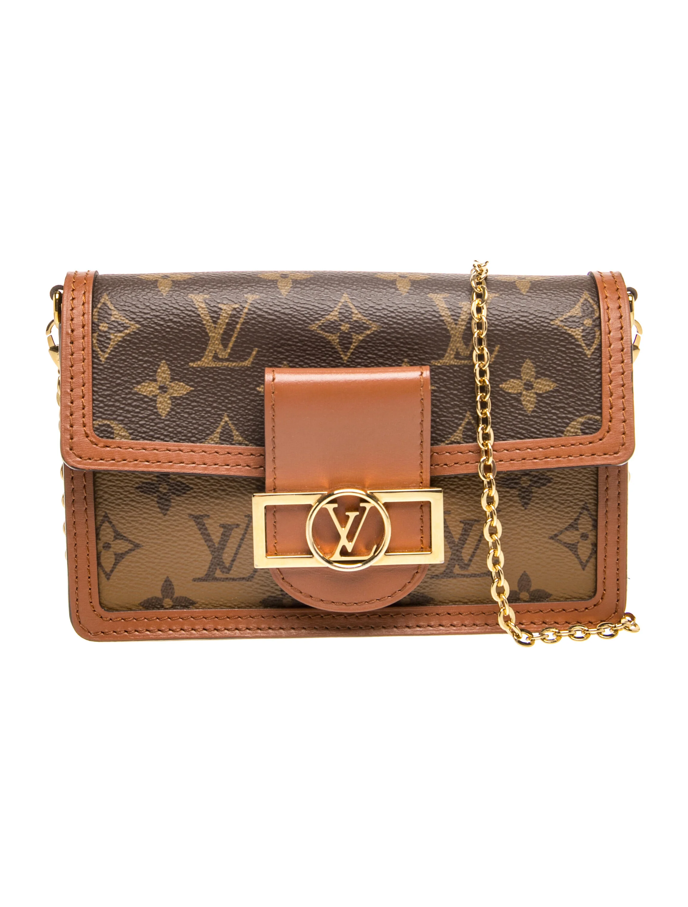 LV Monogram Dauphine Wallet on Chain