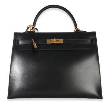 Box Leather Kelly 35