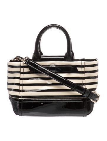 Patent Leather Top Handle Bag