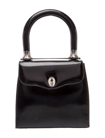Leather Top Handle Bag