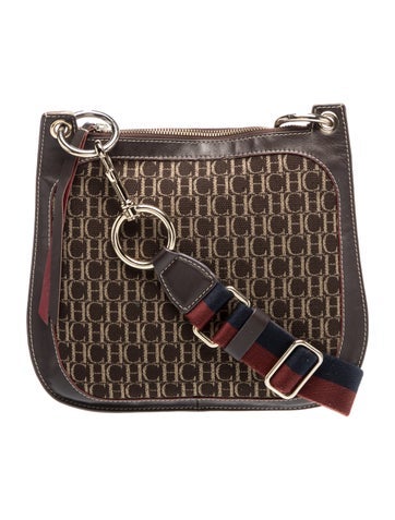 Carolina Herrera Canvas Crossbody Bag