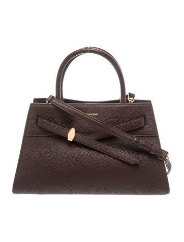 Leather Top Handle Bag