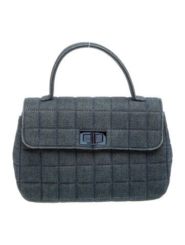 Square Quilt Mademoiselle Handle Bag