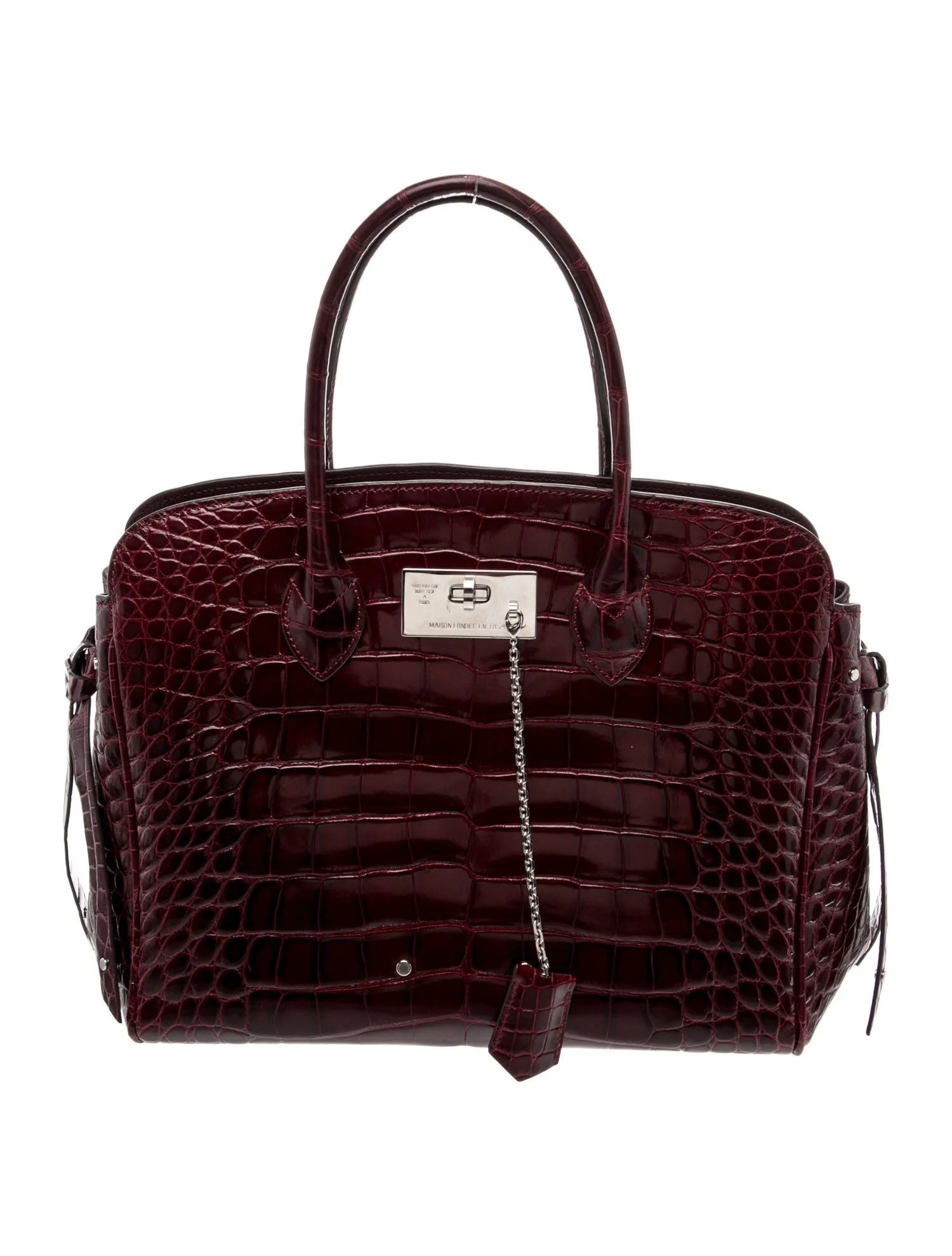Alligator Top Handle Bag