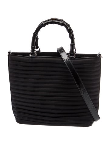 Bamboo Top Handle Bag Vintage