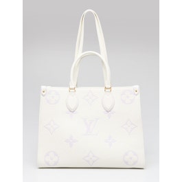 Louis Vuitton Latte/Bubble Tea Empreinte Monogram Giant Onthego MM Bag
