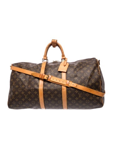 LV Monogram Keepall Bandouliere 60