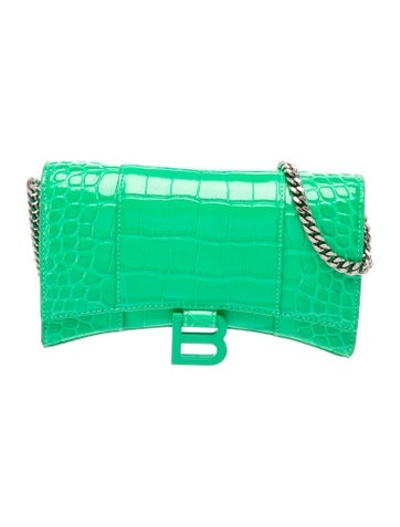 Embossed Leather Shoulder Bag