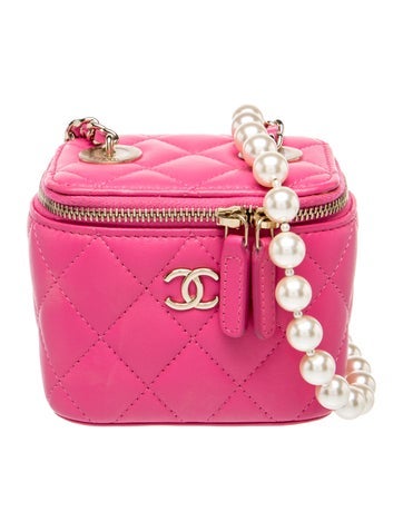 Mini Pearl Vanity Case w/ Chain