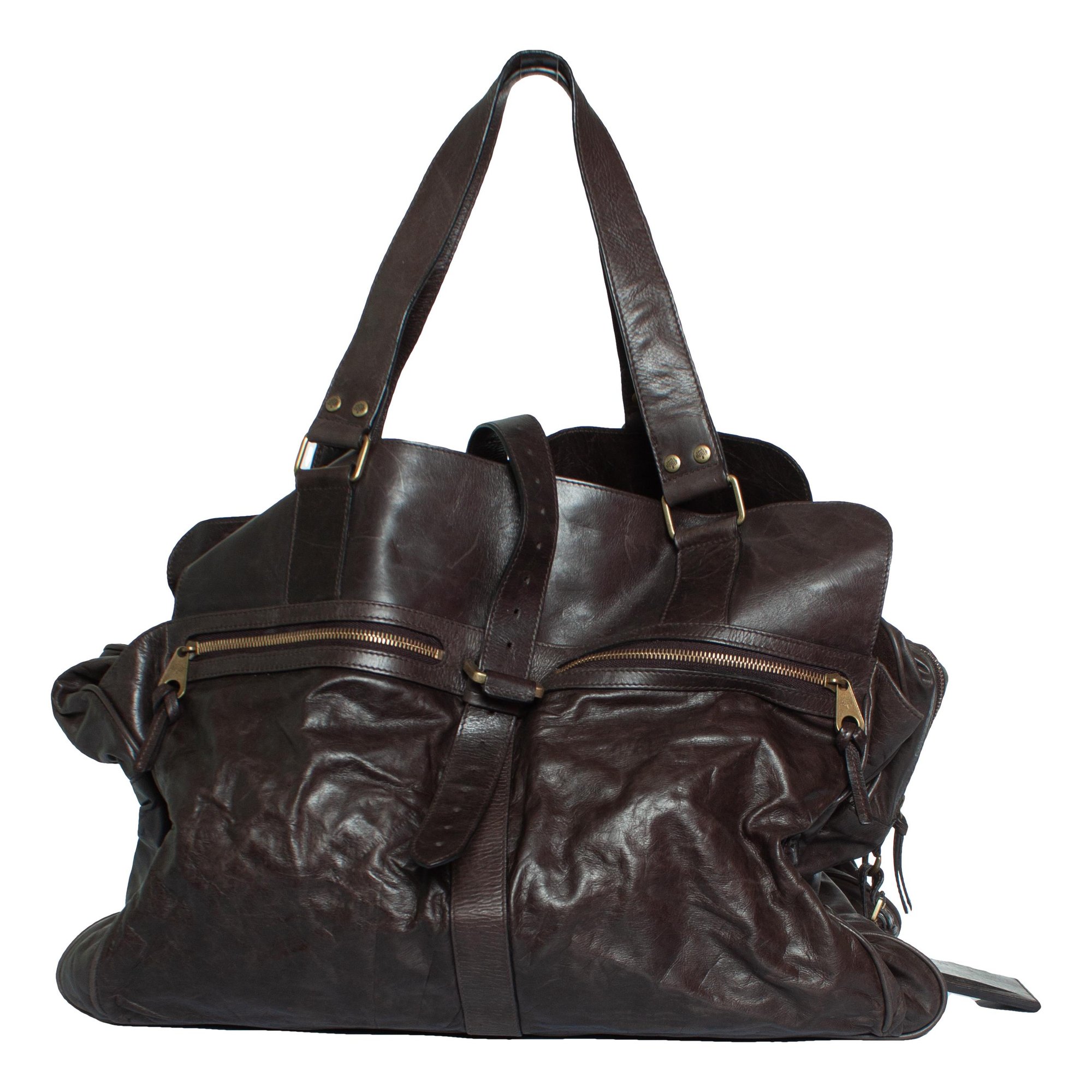 Mulberry Leather travel bag