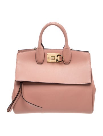 Ferragamo Leather Top Handle Bag