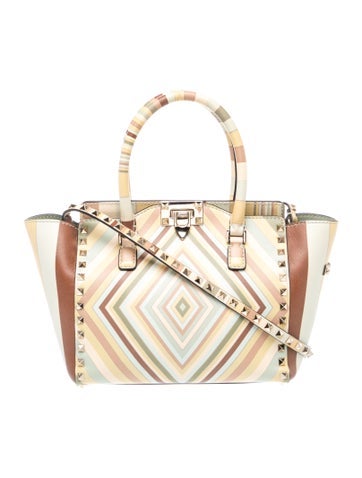 Rockstud Top Handle Bag